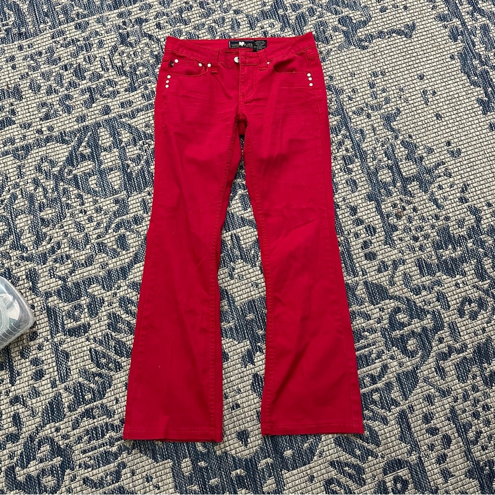 Red Pants by Luxury Blues SIZE 1/2